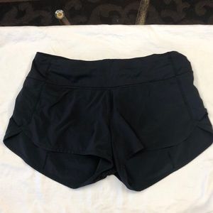 Lululemon black Speed Up short